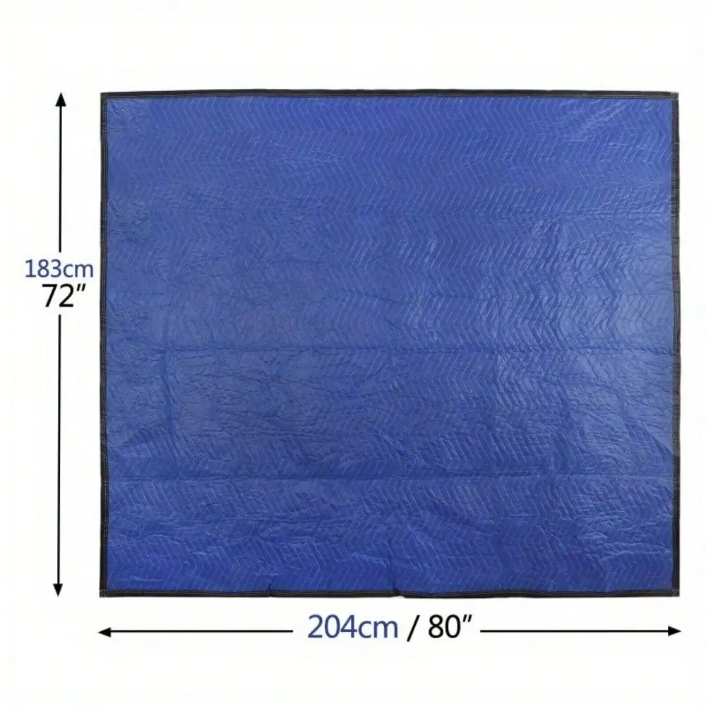 การเคลื่อนย้ายบรรจุผ้าห่ม 80x72 นิ้ว Heavy Duty Moving Pads สําหรับปกป้องเฟอร์นิเจอร์ Professional Quilted การจัดส่งเฟอร์นิเจอร์แผ่น