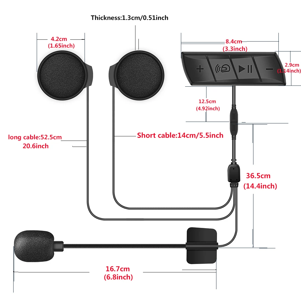 VR robot Motorcycle Helmet Bluetooth Headset FM Radio Moto Waterproof Wireless Handsfree Headphone Music Speaker Auto Answer - Image 6