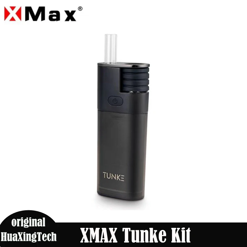 XMAX Tunke Vaporizer 650mah Battery Quartz Heating Cup Atomizer Temperature Control Electronic Cigarettes Wax Vape Box Mod Kit