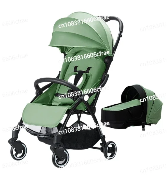 Baby Stroller Can Lie Down and Sit on The Newborn Stroller