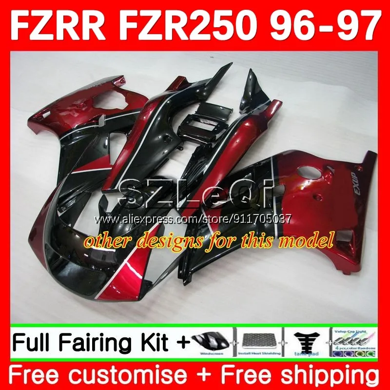 Metallic Red FZR250RR For YAMAHA FZR250R FZRR FZR 250 250R FZR250 R RR 94 95 96 97 151No.0 FZR-250 1994 1995 1996 1997 Fairing