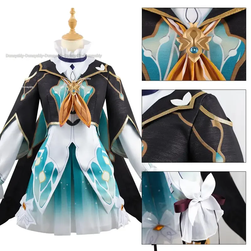 Firefly Cosplay Costume Honkai Star Rail Game Carnival Uniform Wig Shoes Halloween 3D Props Resses Outfits Fluorescence Mujer