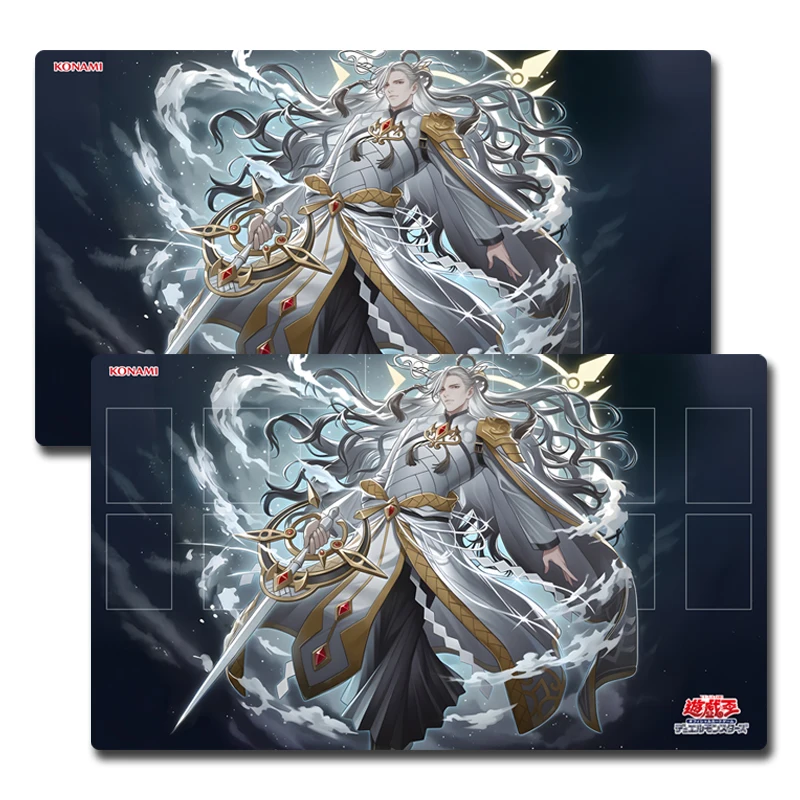 Yugioh Mitsurugi no Mikoto, Aramasa Play Mat Yu-Gi-Oh! TCG OCG Trading Card Games Mat Duel Plate Rubber Card Mat Mouse Pad