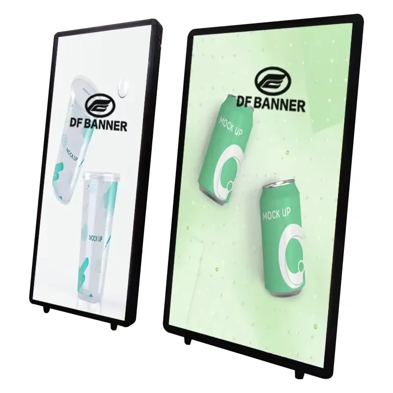 New Waterproof Backpack Walking Digital Advertising Player Billboard With LCD Display