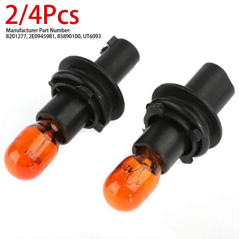 

2/4Pcs Car Rearview Mirror Indicator Light Bulbs for Mercedes Benz Sprinter Volkswagen Crafter