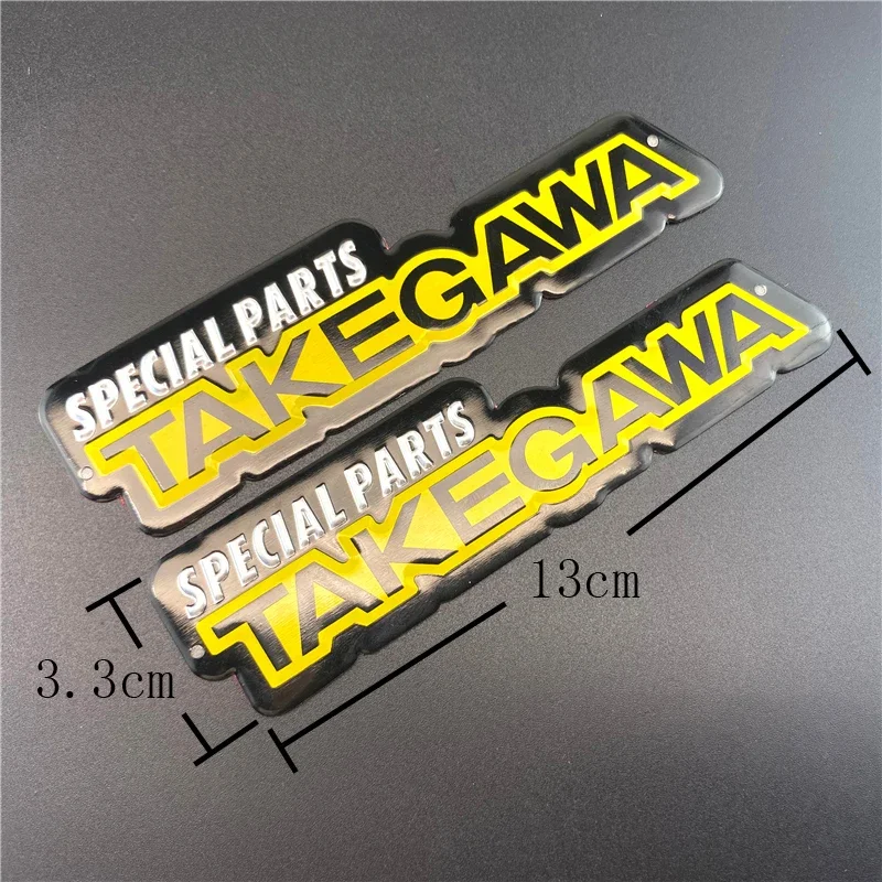 2Pcs Motorcycle Exhaust Pipes Aluminium Sticker Cool Personality For special parts takegawa decoration Decals