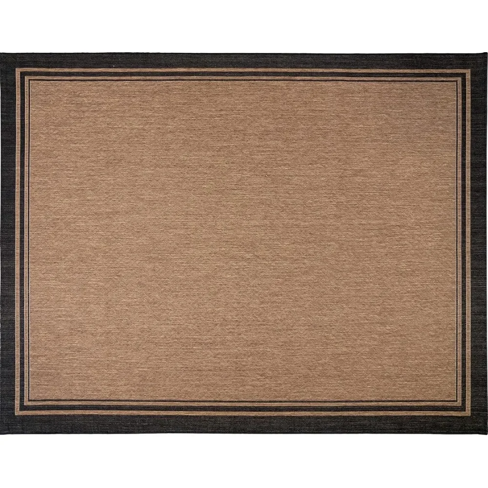 

Классический ковер с плоской поверхностью для помещений и улицы, устойчивый к пятнам и УФ-излучению ковер, колода, патио, у бассейна и мебели, очень большой размер 9x13 футов