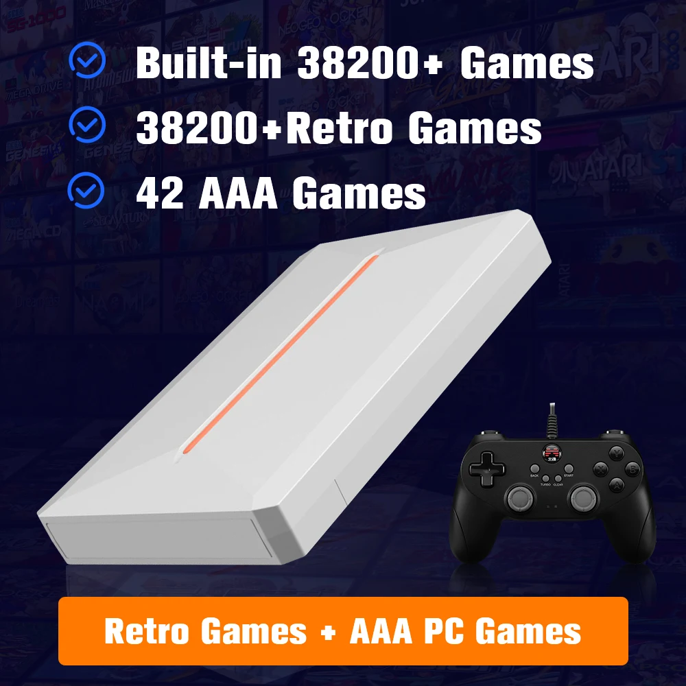 JMachen-Disco Rígido Portátil Gaming, 500GB, 38200 + AAA, Jogos