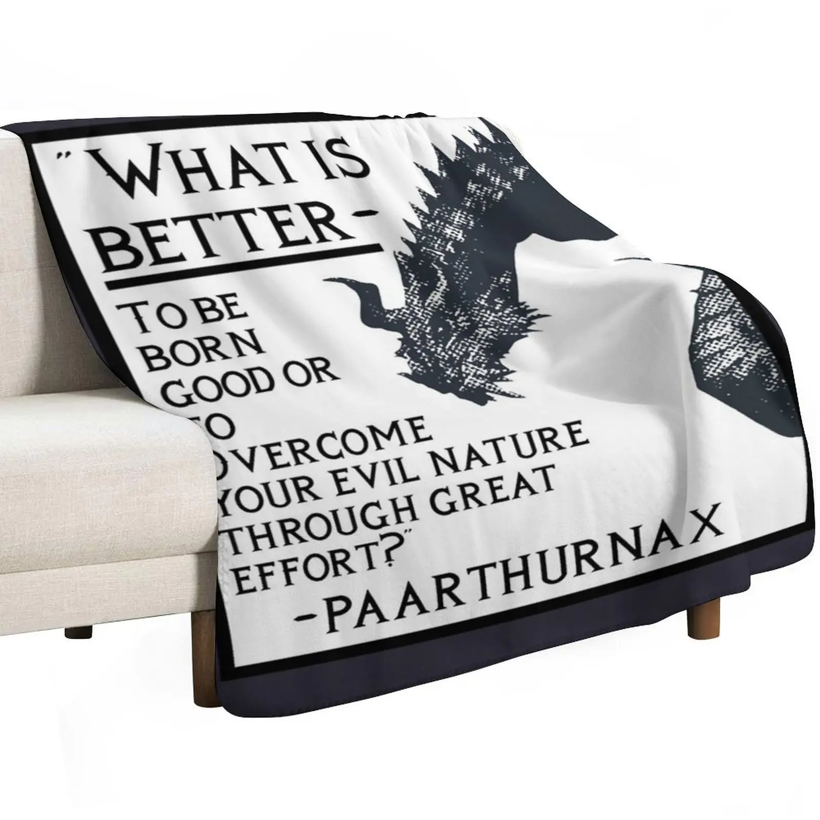 Wonderful Memory Paarthurnax Quote Graphic For Fan Throw Blanket for winter Heavy Bed linens Sofa manga Blankets