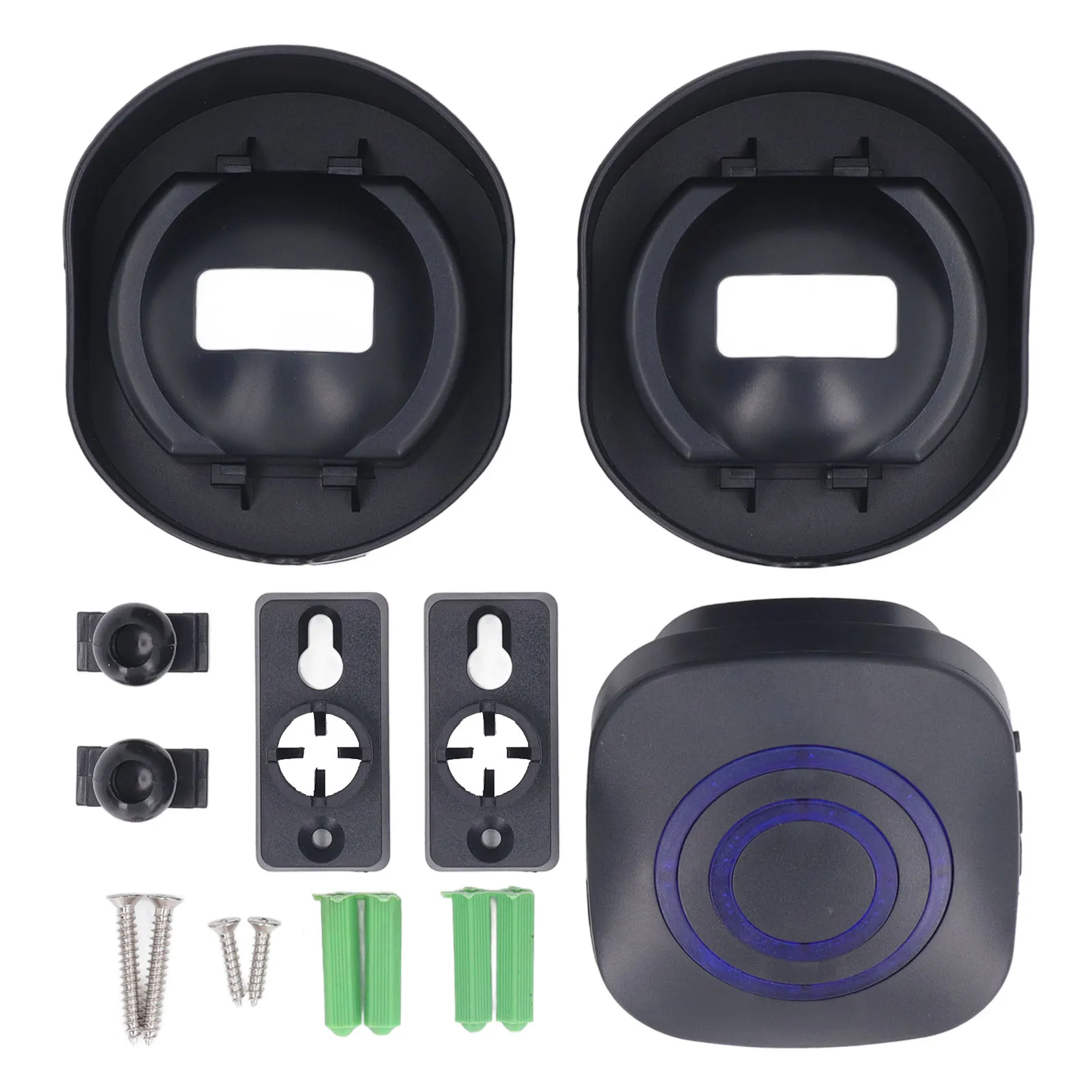 Allarme sensore di movimento esterno Allarme vialetto a 4 livelli di volume 328 piedi a lungo raggio 110‐240 V Resistente agli agenti atmosferici per negozi aziendali domestici