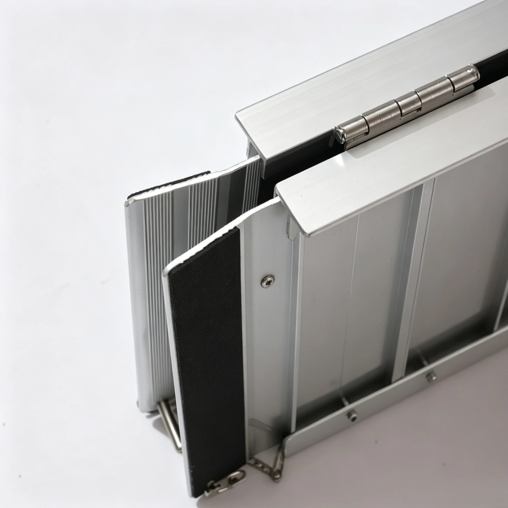 Portable Folding Aluminum Access Ramp Wheelchair Step Stair Transition Plate Indoor Outdoor Handicap Mobility Equipment