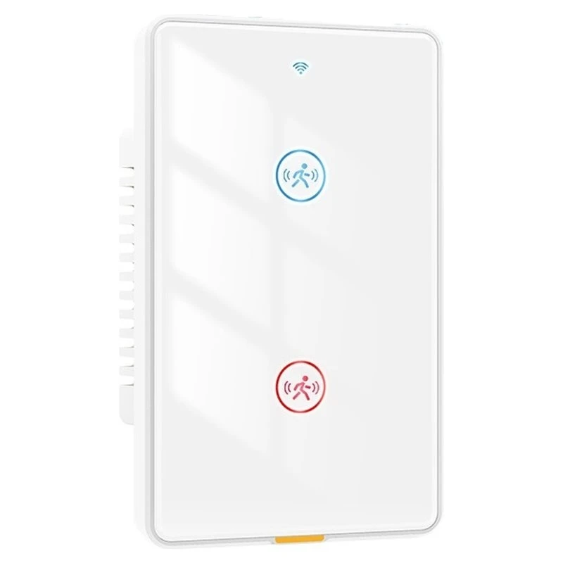 Tuya Home Wifi Radar Induction Touch Wall Light Switch US Standard Single & Neutral Wire App Control 3Gang
