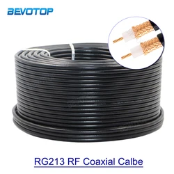 RG213 Cable 50 Ohm 50-7 RF Coaxial Pigtail High Quality Low Loss RG-213 RF Coaxial Cable Jumper Cord 1M-500M