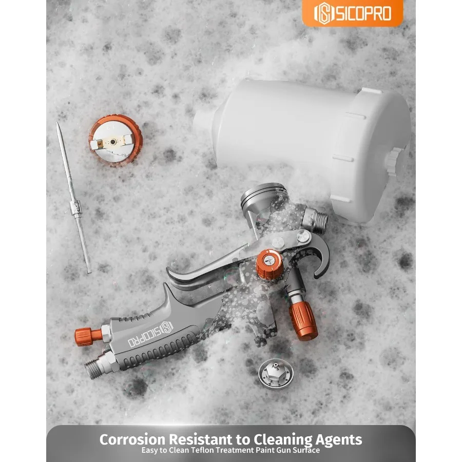 مسدس رش الطلاء LVLP بخاخ طلاء الهواء لطلاء المنزل وتشطيب السيارات؛ مجموعة ممتازة بدقة عالية 1.3 مم 1.5 #5
