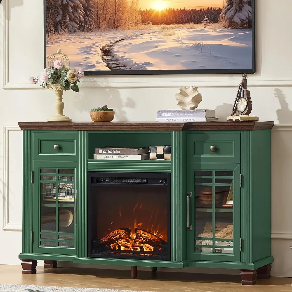 52" Fireplace Tv St… - image