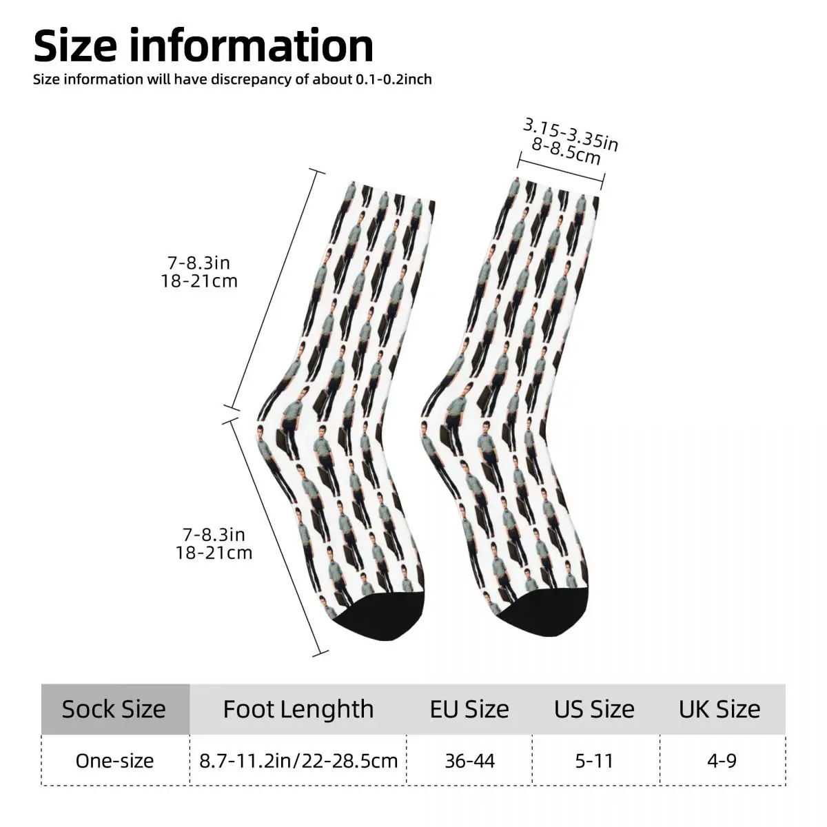 Chaussettes unisexes Sheldon pour jeunes, bas respirants, cadeaux d'impression 3D, tendances de la mode