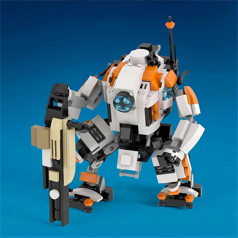 Titanfalled 2 Vanguard Titan Tone Class Titan Building Blocks Kit Mecha Robot Warrior Figure Bricks Model Toys Adult Child Gift