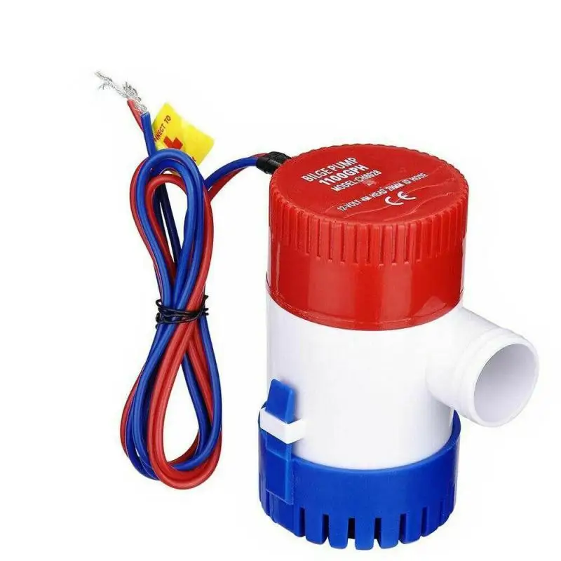 

Submersible Pump Electric Water Pump 12V 500/1100GPH Filter Water Mini 24V Bilge Solar Micro Motor Boat Marine Pump 12V