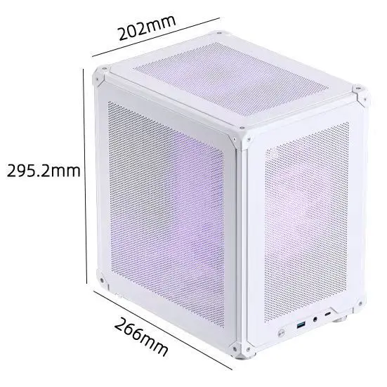 Suitable for C6 MATX Chassis Four-sided MESH Board/3 Fan Positions/front Type-c