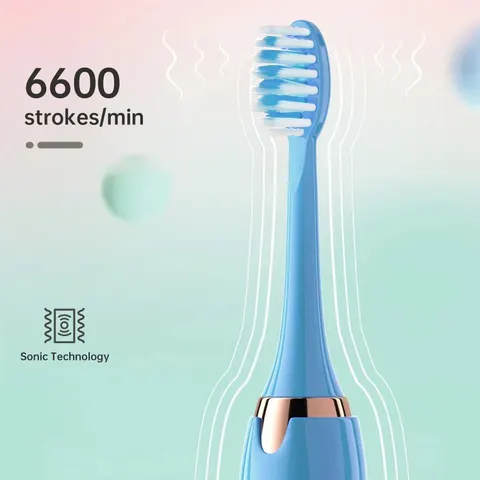 Ультразвуковая электрическая зубная щетка Tongwode с USB-зарядкой и водонепроницаемым корпусом — пример использования
