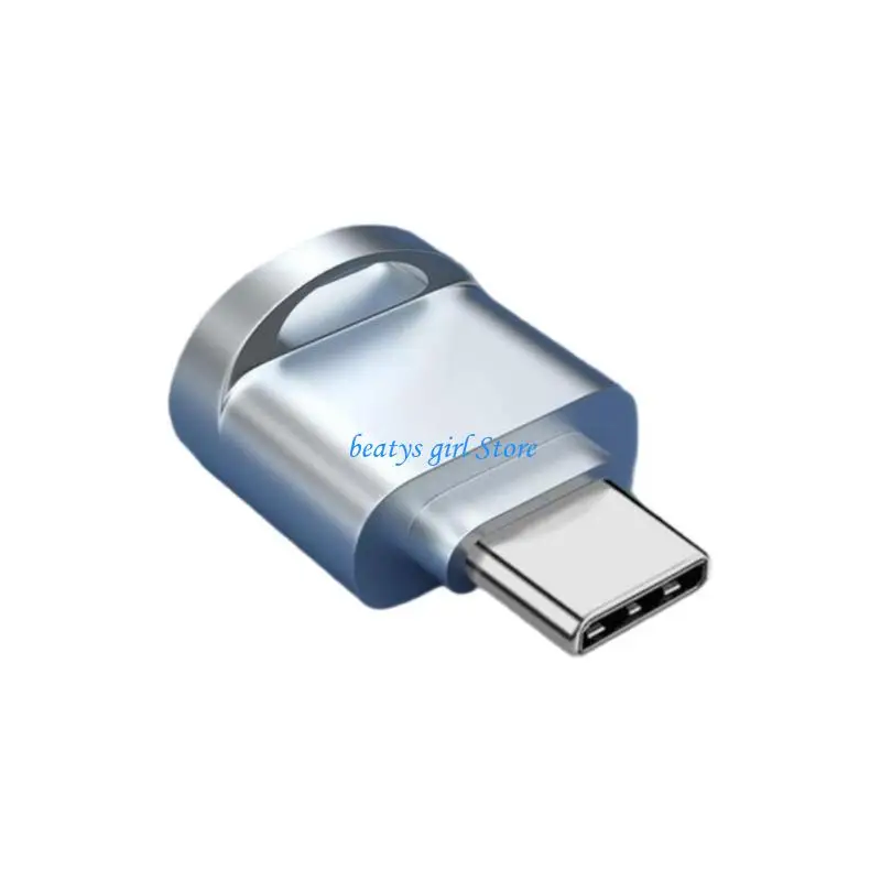 C7AB Aluminum Memory Card Reader Type C Card Reader for TF Card Reader Adapter for Camera Phone Laptop Accessories