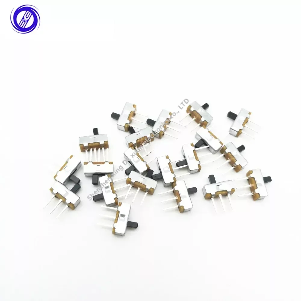 10pcs Interruptor on-off  Slide Switch SS12D00G2G3G4G5G6 3pin 1P2T 2 Position High quality toggle switch Handle length:2/3/4/5MM