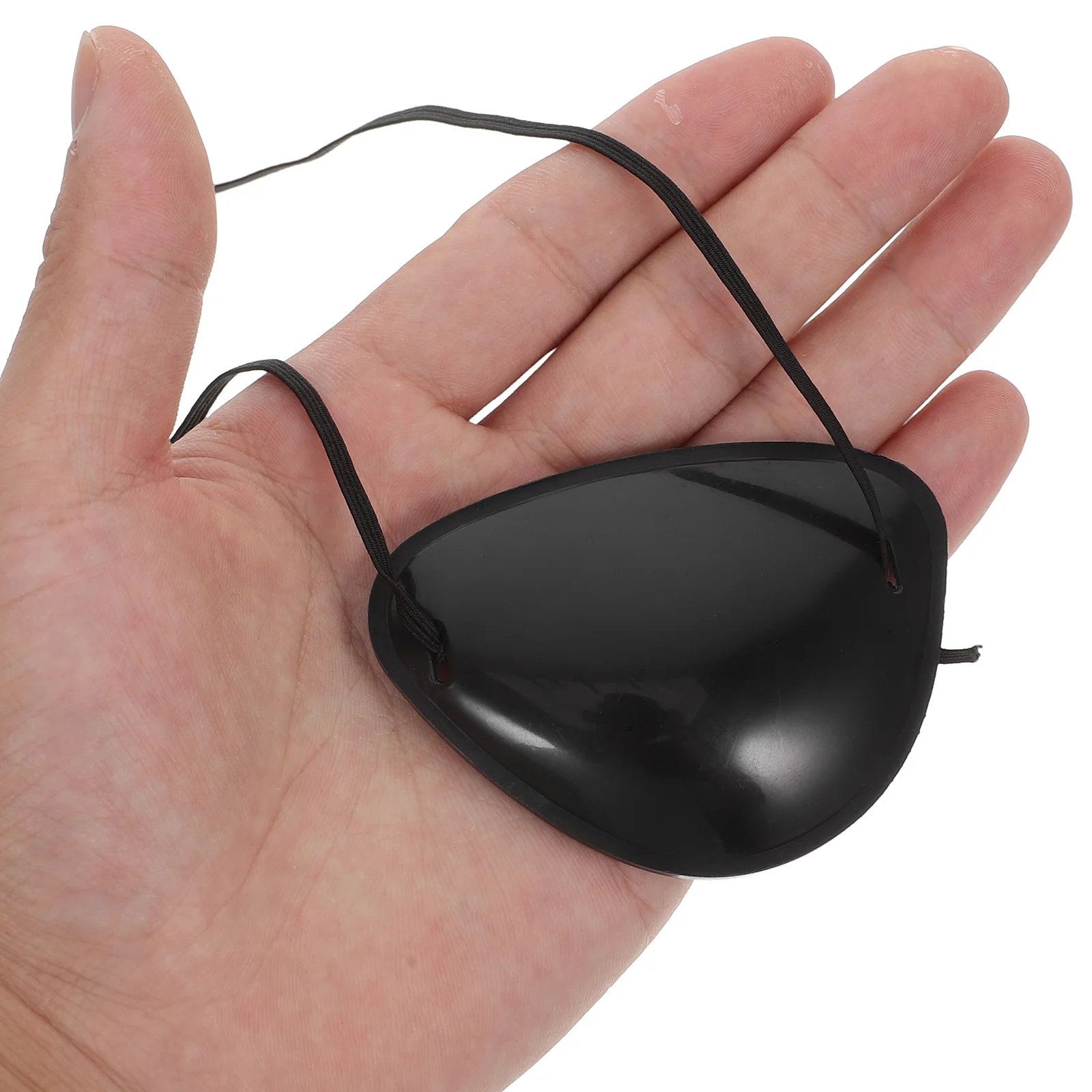 Pirate Eye Mask Black Patch Adjustable Fits Cosplay Halloween Kids Party Hat Accessories Reusable Comfortable Design