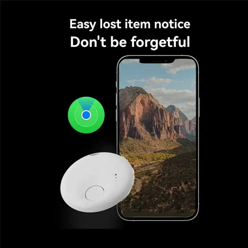 AF91-Bluetooth GPS N Tag Anti-Lost Locator With Global Positioning For Find My APP For Key Luggage Backpack