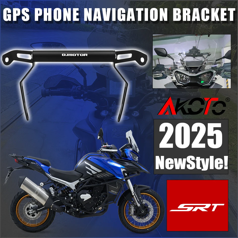 For QJMOTOR SRT800 SRT800X SRT800 SX SRT 800X 800 750 750X SRT750X Motorcycle Navigation Holder Phone Holder GPS Holder 22mm