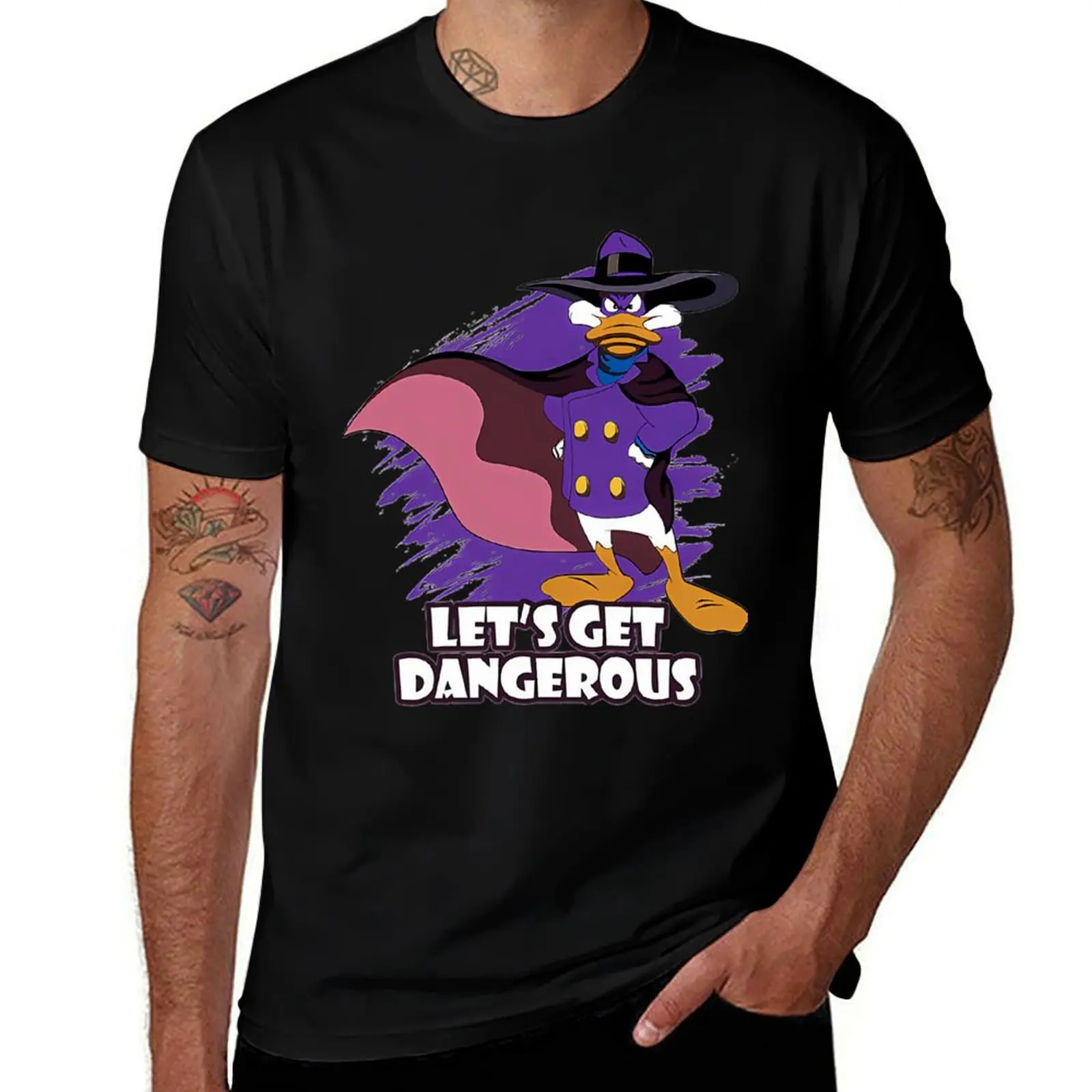 

Duck Darkwing T-Shirt t shirts for man cotton cotton t shirt pack t shirt man casual T-Shirt