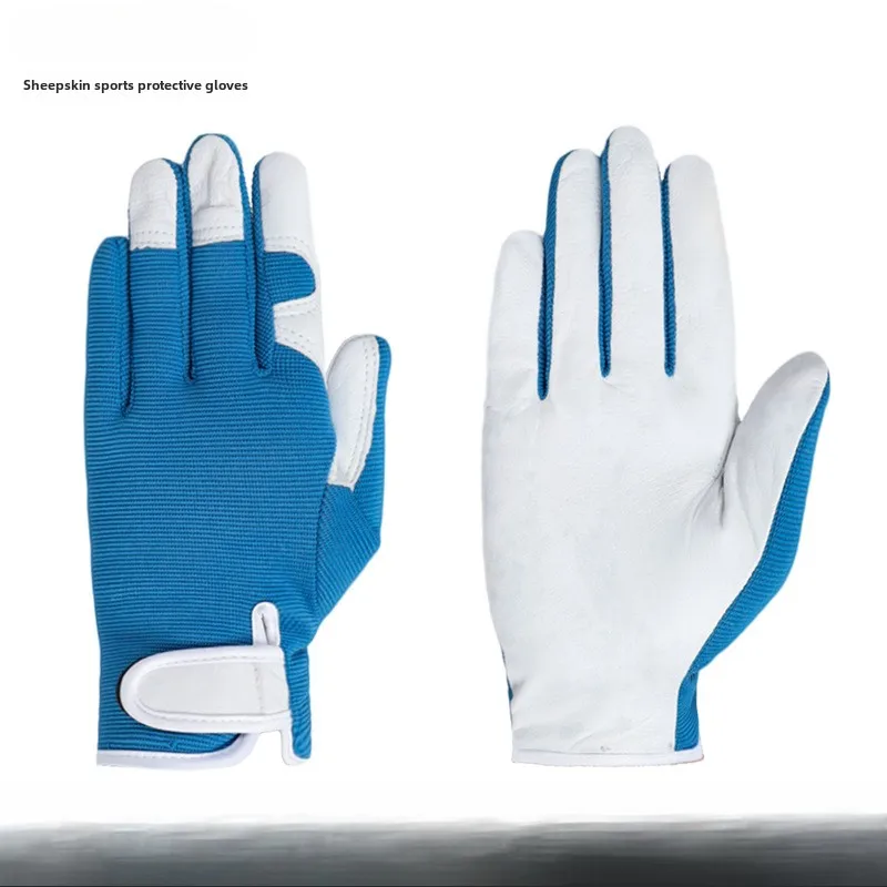 

Leather Work Gloves Safety Labour Protection Garden Sports Motorcycle Driver Workers Work Welding Wear-resistant Gloves