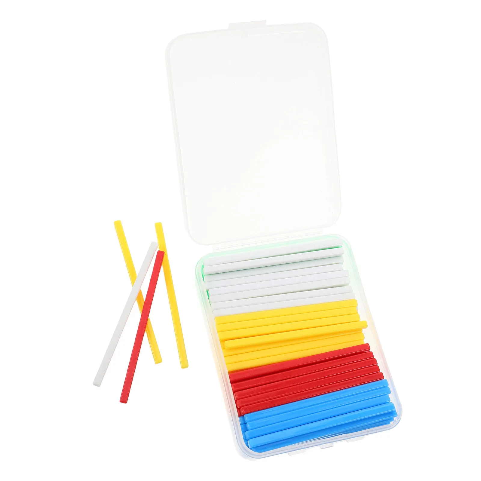 100Pcs Multicolor Math Counting Sticks Plastic Teaching Counters for Classroom Homeschool Learning Sorting Games and Arithmetic