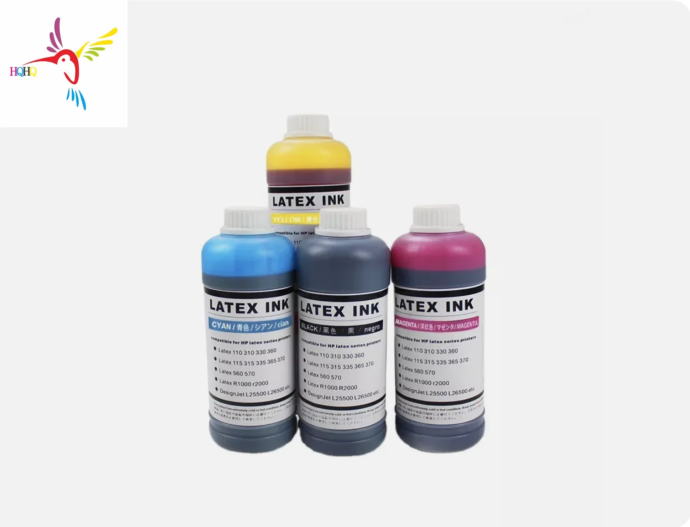 1000m latex ink for HP 330 335 360 365 370 560 570 L2550 L26500 28500 printer 4color/set