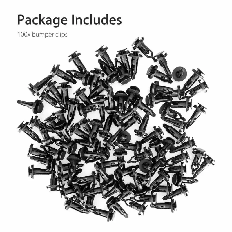 Bumper Clip Collection Includes 100 pcs of 9mm Clips Compatible with For Toyota and For Lexus Vehicles Reliable Use image 2