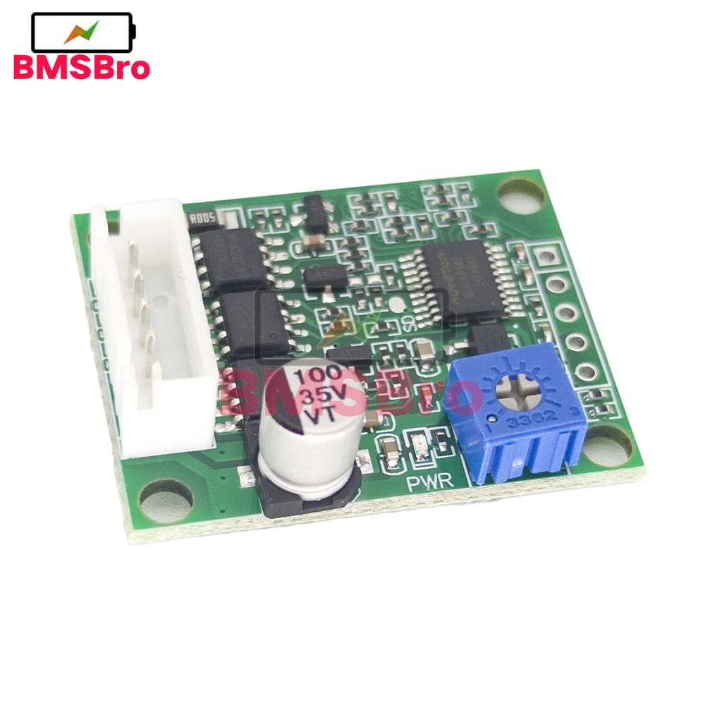 DC 6V-20V 3A 60W Three-phase Brushless Motor Speed Controller No Hall BLDC Driver Board Module with Cable 12V for Fan Water Pump