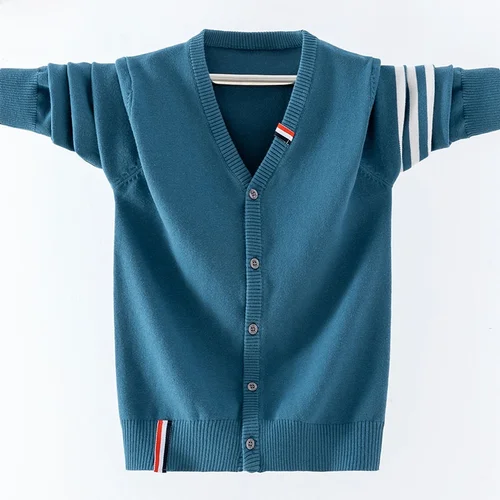 순면 V넥 오픈 카디건 청소년 겨울 순면 루즈핏 V넥 남성용 청소년 캐주얼 오픈 카디건 니트 스웨터 카디건 니트 스웨터 