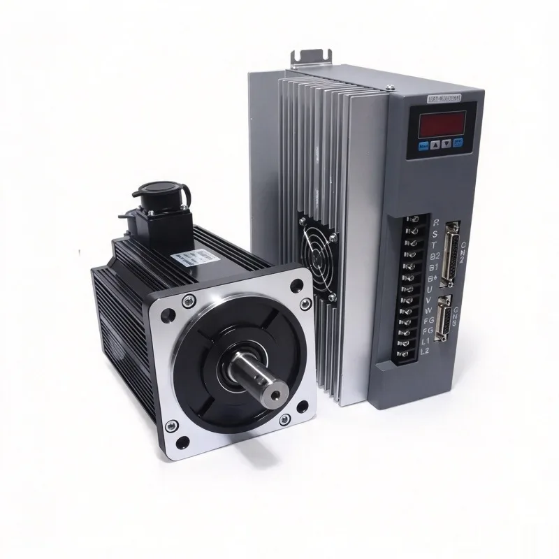 NEW 380V 10KW 180ST-M48020 AC Servo motor 2000RPM 48N.M. 10000W Three-Phase ac drive permanent magnet Matched Driver