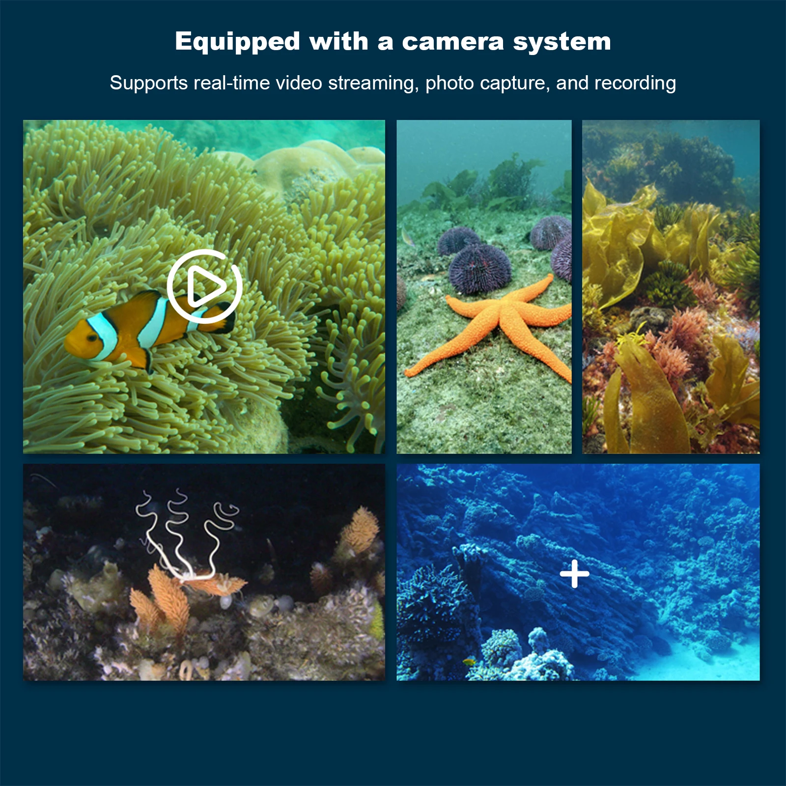 

Mini WIFI RC Boat Six-way Submarine Diving Real-time Transmission Underwater Camera Speedboat Photo Video Toys Christmas Gifts