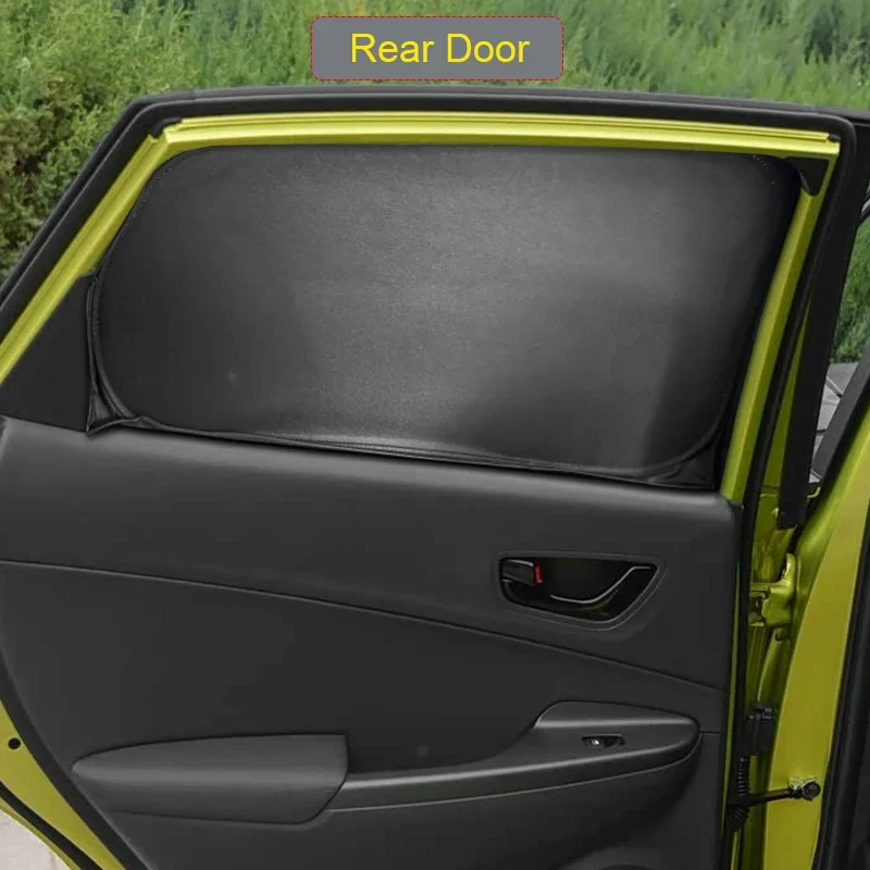 Premium Car-Specific Privacy Sunshade Curtain For Hyundai KONA 2018-Present Auto Anti-UV Heat Insulation Protect Cover Accessory