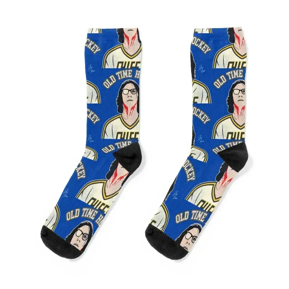 

Old Time Hockey --- Steve Hanson Quote Socks set funny gift Children's football Socks For Girls Men's
