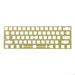 Aluminum Brush Finish Steel Brass ANSI Anodized Positioning Board Plate Plate-mounted Stabilizers For GH60 PCB GK61 Hot Swap PCB