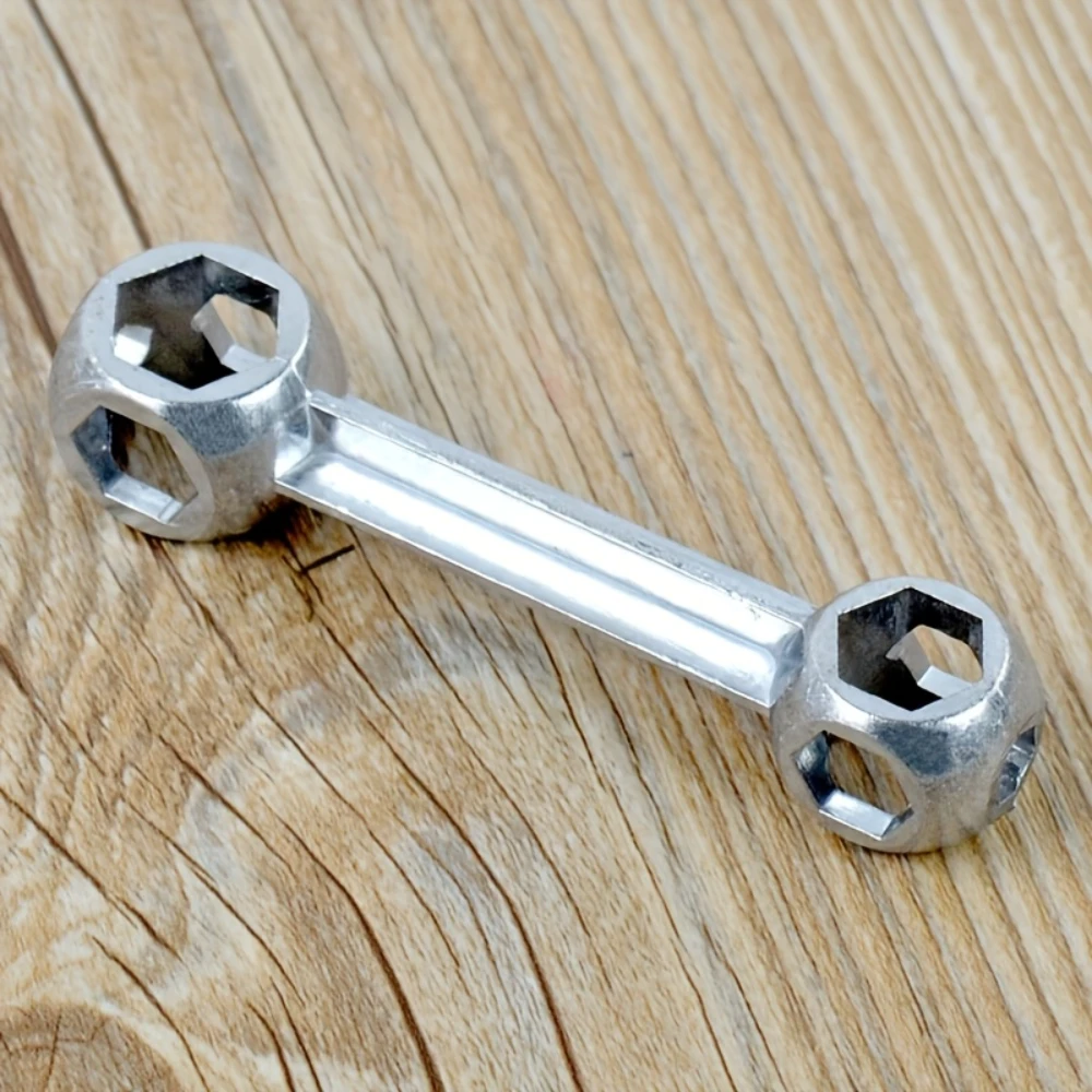 10-in-1 Heavy-Duty Multifunction Wrench — Bone-Shaped Portable Mechanic Tool for Nuts, Bolts & Screws (Hex/Phillips/Flat/Star)