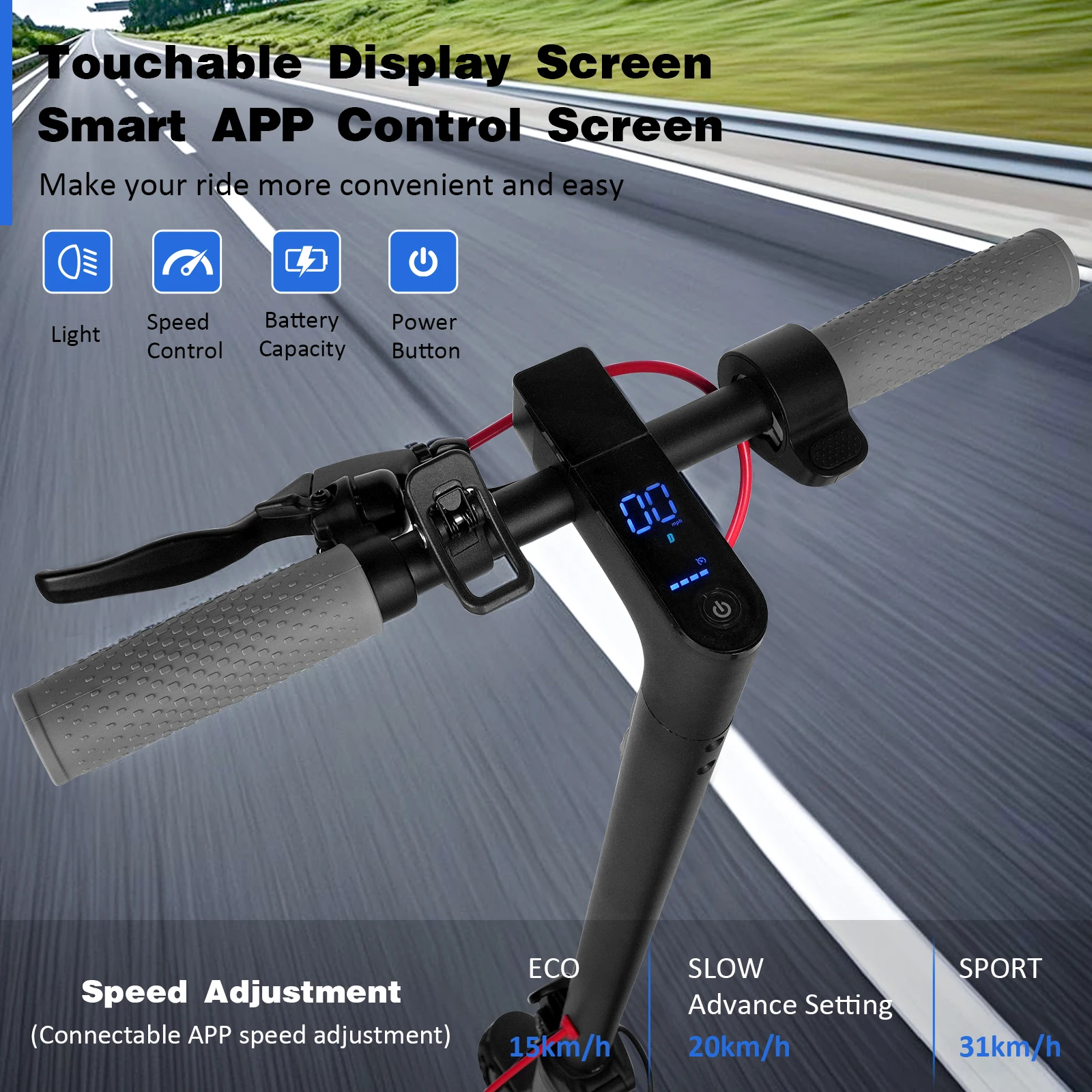 Patinete Eléctrico M365PRO/M365 X1, 36V 10.5Ah, Motor de 500W, 35KM de Autonomía, 31KM/H, Llantas Sólidas de 8.5 Pulgadas, Plegable, con APP Inteligente 6