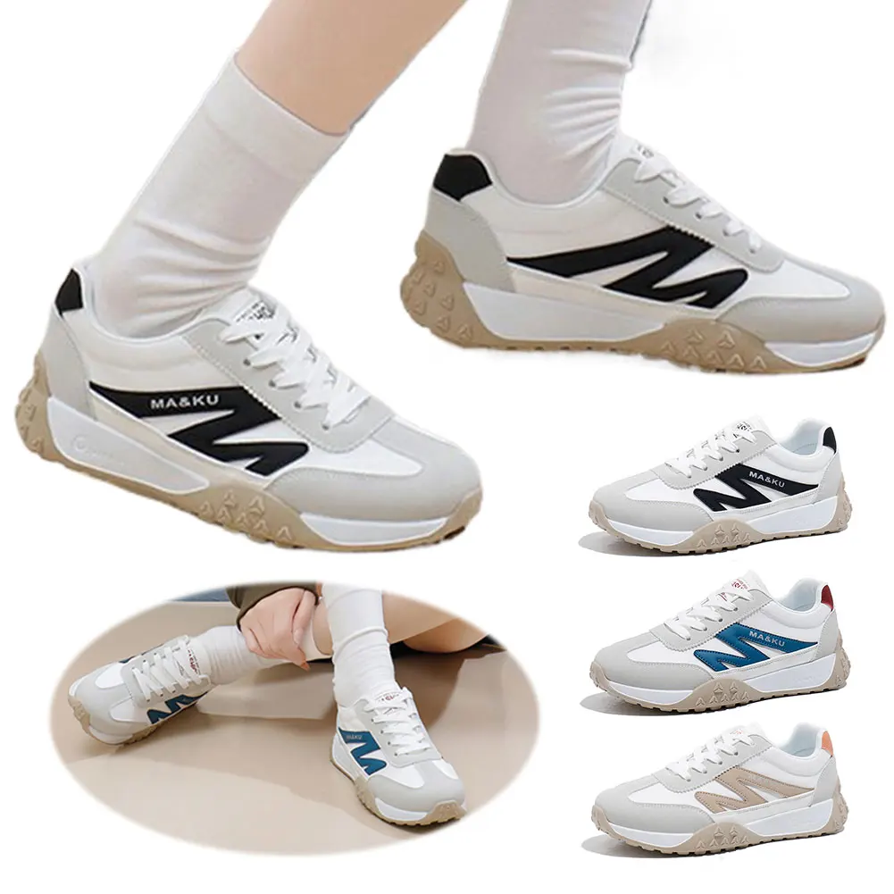 

Женские легкие кроссовки для бега, удобная модная спортивная обувь, нескользящая повседневная прогулочная обувь в стиле пэчворк для занятий спортом на открытом воздухе