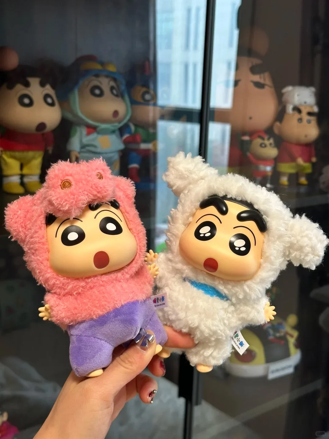 Op voorraad! !Crayon Shin-Chan Blind Box Kostuum Party Serie Vinyl Pop Anime Action Figure Mystery Box Collection Model Speelgoed Cadeau