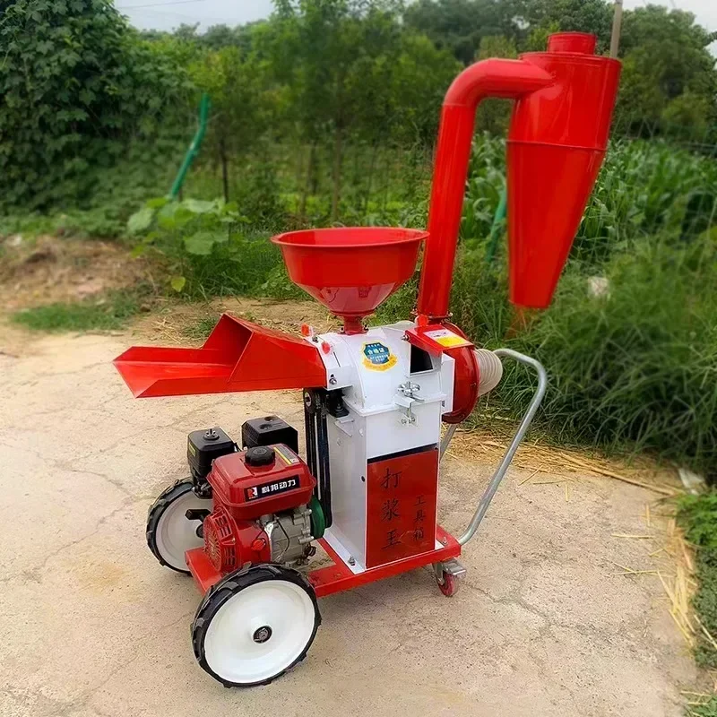 Portable grass cutter shredder branch crusher branch shredder