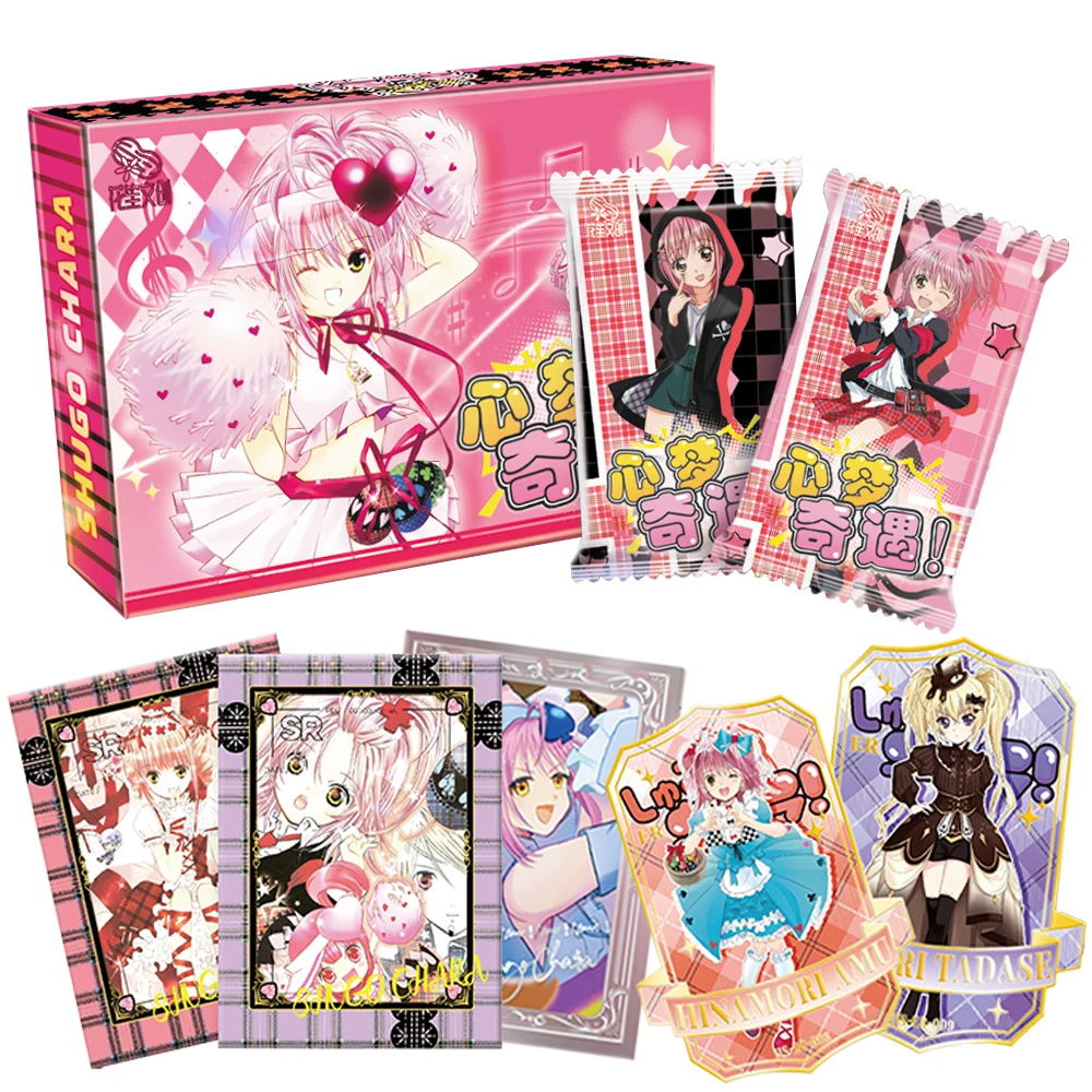 

Shugo Chara Collection Card Fantasy Anime Characters Hinamori Amu Tsukiyomi Ikuto Fantasy Wedding Card Fans' Like Creative Toys