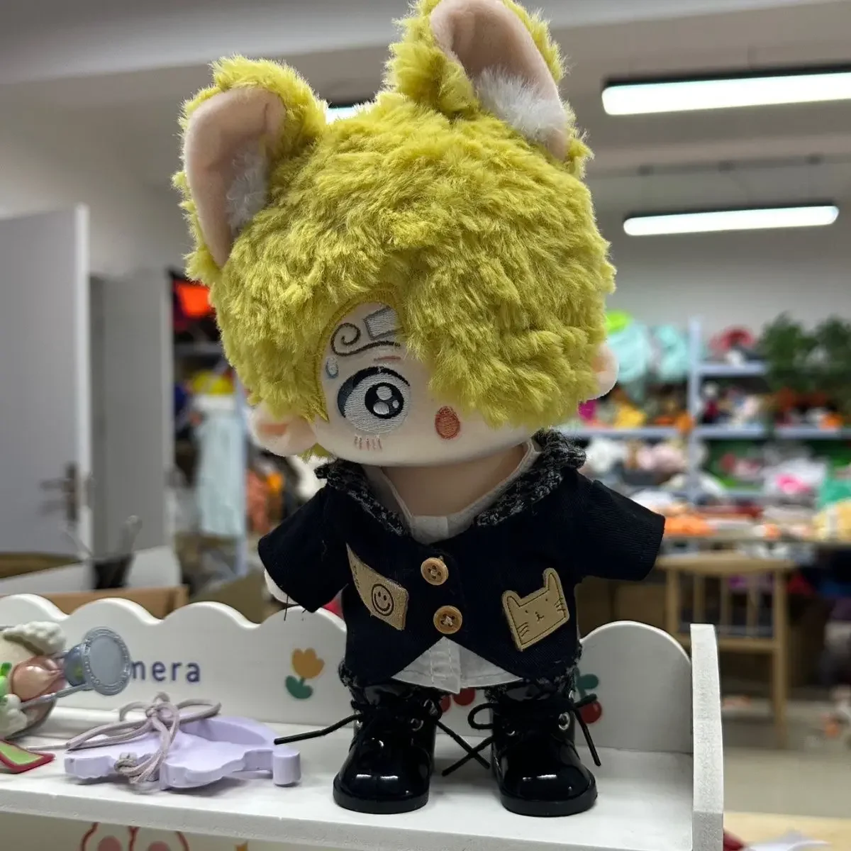 20cm Animation Surrounding Stuffed Plush Toys Sanji Cotton Doll Super Soft Dress-up Doll Fans Children\'s Adults Cartoon Gift Toy