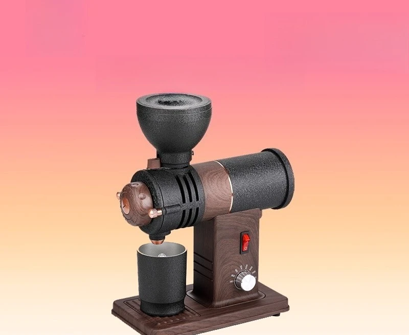 Bean grinder electric flat knife small Fuji hand brew coffee bean flour grinder fellow
