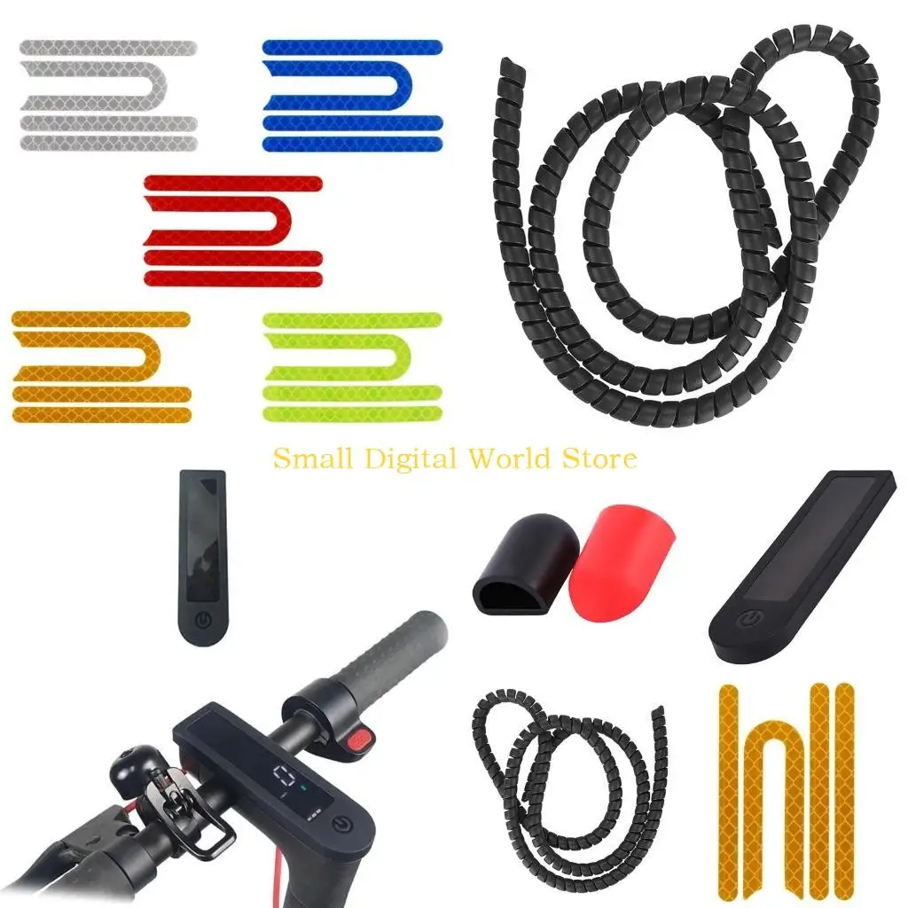 77UB 4 Pieces Set Scooter for Protection Set Durable Protective Kit for -M365/Pro Waterproof Scooters Protector